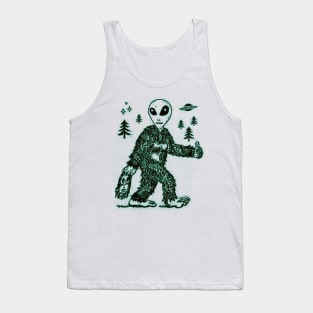 Alien Bigfoot Tank Top